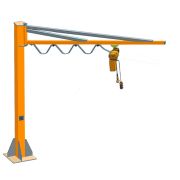 Кран консольный поворотный ручной TOR PSJ45100 1000 кг, высота 4 м, стрела 5 м