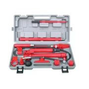 Растяжка гидравлическая (набор для кузовного ремонта) 10 т TOR LT-J1010C в пластиковом кейсе