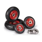 Колесо большегрузное P 160 160 мм резина с протектором, на ось