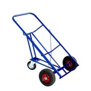 Тележка для металлических бочек КБ-2 (с колесами)