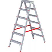 Стремянка стальная двухсторонняя TOR SDO7 окрашенная