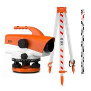 Комплект оптический нивелир RGK C-32 с поверкой + штатив S6-N + рейка AMO S4