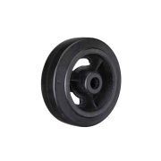 Колесо большегрузное D 80 200 мм резина на ось (N)